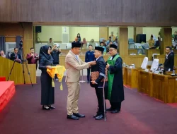 Resmi Diambil Sumpah, Septiandri Arrosyidu Sah Jadi Anggota DPRD Musi Rawas