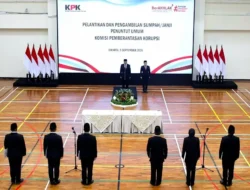 KPK Lantik 12 JPU, Perkuat Penegakan Hukum Pemberantasan Korupsi
