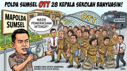 Polda Sumsel OTT 28 Kepala Sekolah asal Banyuasin, Kombes Doni: Masih Pemeriksaan Intensif