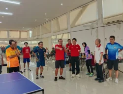 Seru dan Penuh Keakraban! PTM CGC dan Komporta Unjuk Ketangkasan di Meja Pingpong