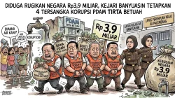 Diduga Rugikan Negara Rp3,9 Miliar, Kejari Banyuasin Tetapkan 4 Tersangka Korupsi PDAM Tirta Betuah